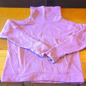 Purple under armour sweatshirt